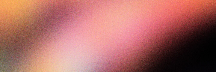 Abstract blurred gradient background in warm tones of pink, orange, and black, perfect for creative design projects and modern art concepts.