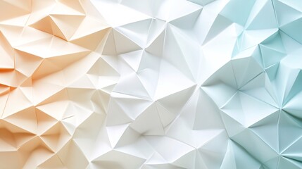 Abstract design with intricate geometric patterns in pastel colors presented in a flat lay format for a minimalist and sophisticated look Stock Photo with copy space