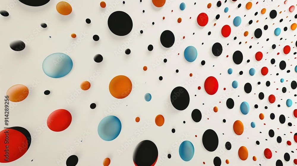 Wall mural Dot pattern wallpaper