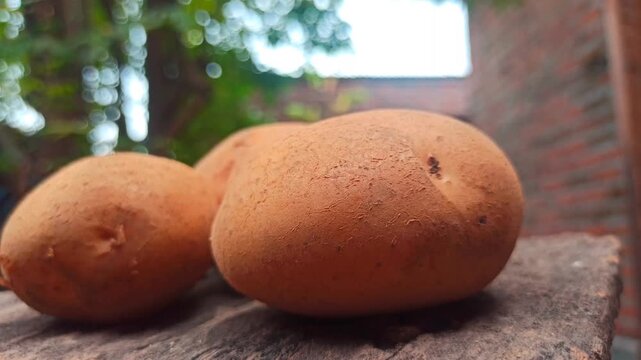 Potatoes ready to cook