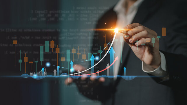 Interest rate and dividend concept, businessman calculating income and return on investment, save, income, return, compensation fund, investment, dividend tax, stock market, saving, trade.