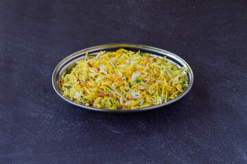 Arroz Pilau, plato de comida hindú. 