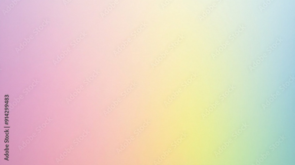 Aufkleber Soft gradient background with pastel colors and smooth transitions creating a simple and minimalistic design Stock Photo with copy space
