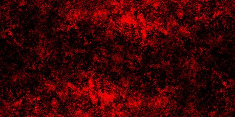 Abstract red grunge background with copy space. Dark red slate background toned classic color. old red color wall background texture. dirty rustic fire red texture.	
