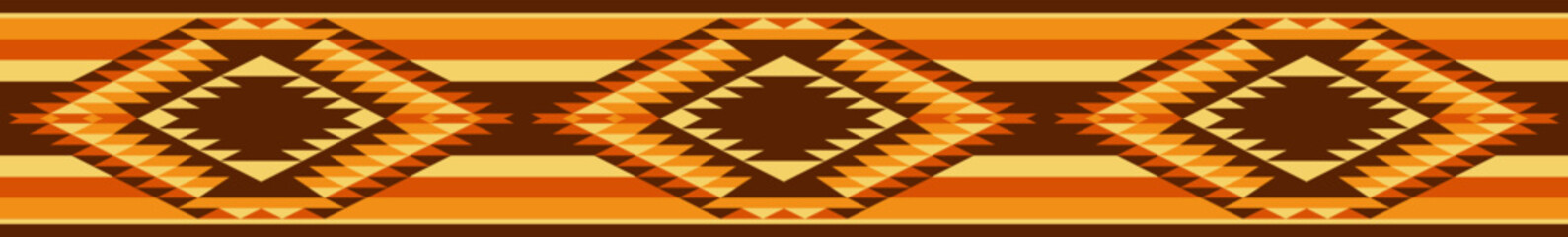 Obraz premium Abstract southwest design seamless pattern - Vector Illustration