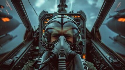 Pilot In The Cockpit