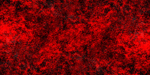 Abstract red grunge background with copy space. Dark red slate background toned classic color. old red color wall background texture. dirty rustic fire red texture.	