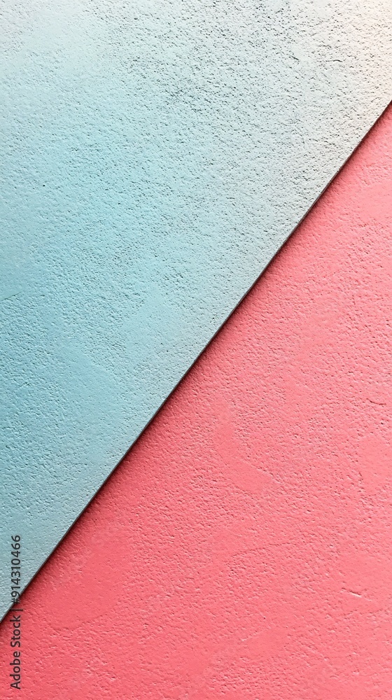 Poster Pastel-colored minimal symbols and icons with high detail and clean flat design lines Stock Photo with copy space