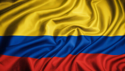 Simple wavy background for the Colombian flag