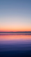 Serene Sunset at Sea: A Harmonious Blend of Pantone Colors Reflecting the Beauty of Nature at Dusk