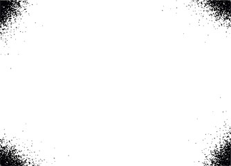 Grunge border frame background texture, Abstract Splatter Border, splash dots stain illustration abstract pattern element Frame Border