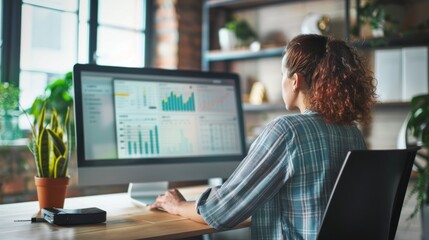 Business loan approval notification on a computer screen.