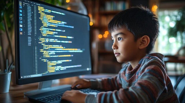 Boy creating a website These tools leverage large language models and machine learning to analyze and suggest code