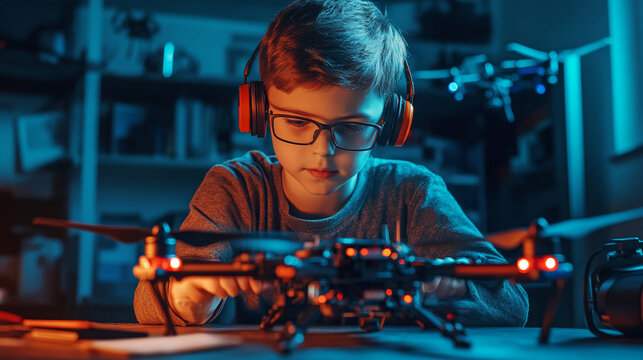 Boy programming a drone Generative AI is making its way into the programming world through AI code assistants