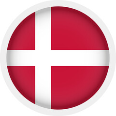 Obraz premium Denmark Flag Icon