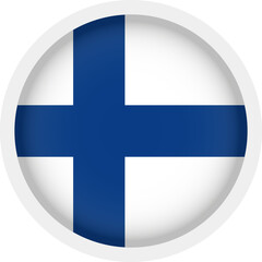 Obraz premium Finland Flag Icon