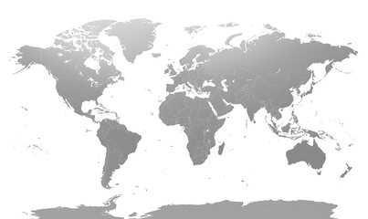 Obraz premium Illustration of a Colored map of world design