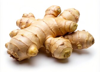 Ginger on white background