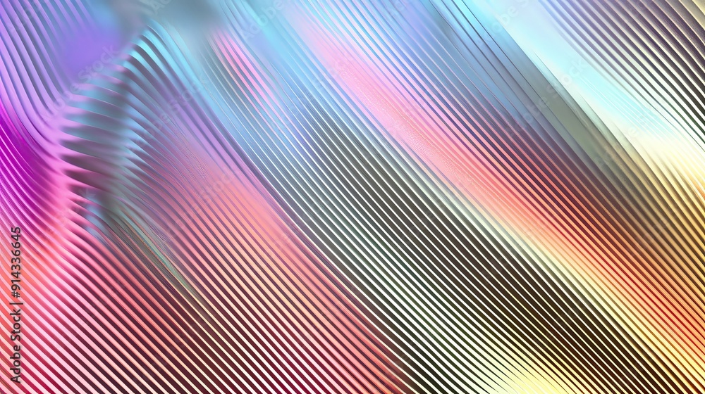 Poster a vibrant abstract background featuring colorful lines and gradients, perfect for creative projects 
