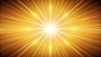 Fototapeta premium Golden Hour Sunburst Abstract AI Generated