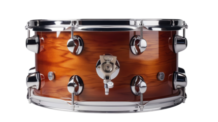 Snare drum on transparent background
