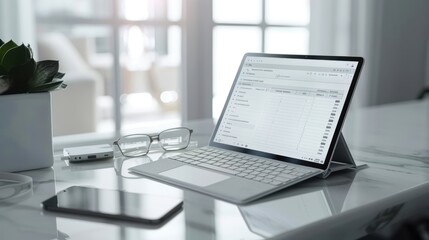 The modern office workspace