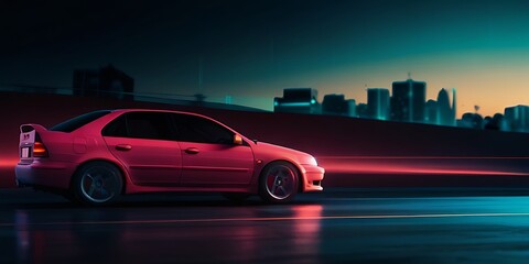 car in the night