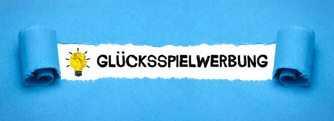 Glücksspielwerbung	
