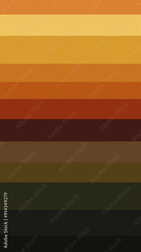 Aufkleber warm colors are blending in a gradient featuring horizontal stripes, creating a simple yet captivati