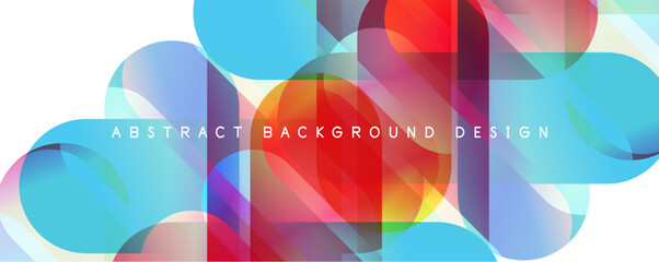 Trendy simple fluid color gradient abstract background with circles and shapes. Vector Illustration For Wallpaper, Banner, Background, Card, Book Illustration, landing page