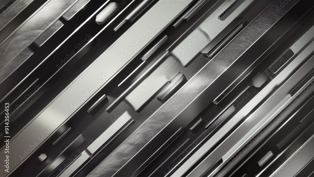 Aufkleber abstract light pattern featuring a gradient of gray white and silver with a soft metallic texture mo