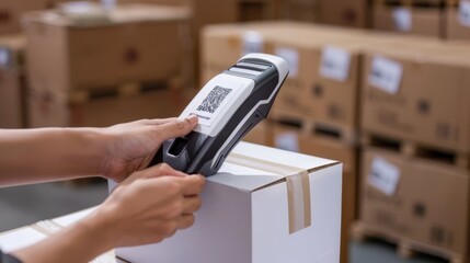 The handheld barcode scanner