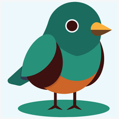 Stunning Isometric Robin Bird Vector Illustrations Collection