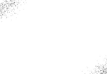 Minimalist corner dust speckles texture overlay,splash dots stain illustration abstract pattern element Frame Border