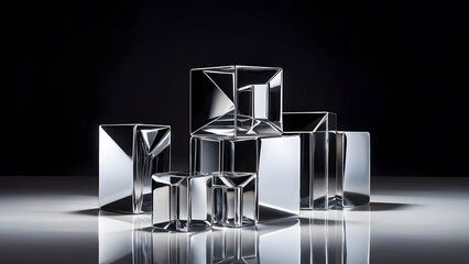 crystal glass sphere background