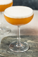 Cold Refreshing French Martini Cocktail with Vodka and Raspberry Liquor