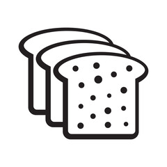 Bread slices icon.