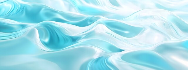 Fototapeta premium A light blue background with water ripples, featuring circular and wavy patterns
