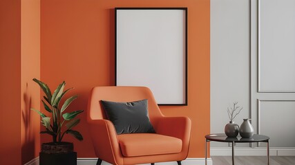 Elegant modern interior setup with contemporary design elements, showcasing stylish furnishings and a functional living space ideal for modern home aesthetics.