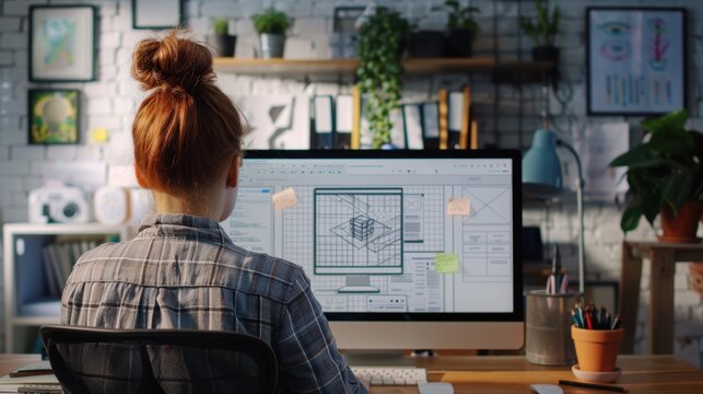 The Designer at Workstation