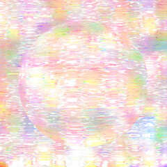 Colorful abstract  background with movement halftone  dots and Pastel color  illustration . mixed digital painting   background  . Contemporary art.