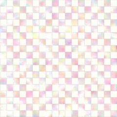 Checkered pattern with watercolor seamless pattern . digital painting . pastel trendy elements .