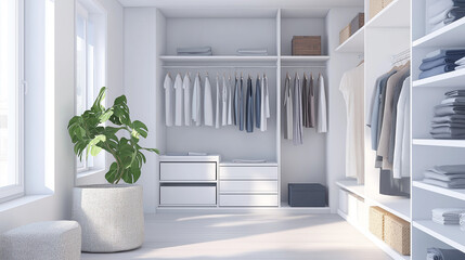 interior of a wardrobe