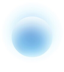  a blue circle on a white background with a pastel color gradient