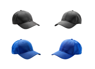 Cap Mockup Collection Isolated, Cut Out