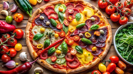 A Slice of the World: Exploring Global Flavors on Pizza  generative AI