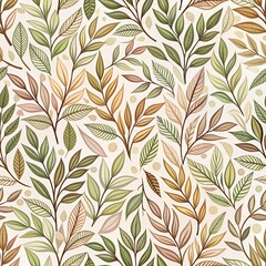 seamless pattern with leaves