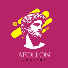 Apollon Company - Vector Flat Logo Illustration