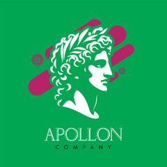 Apollon Company - Vector Flat Logo Illustration