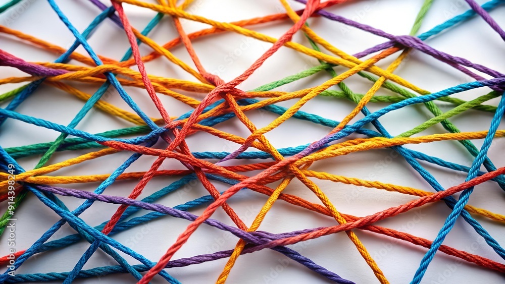 Aufkleber intertwined threads of knowledge: a tapestry of ideas generative ai